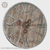 Wooden Wall Clocks Rustic Wood and Metal Clock Antique Wooden Clock Wooden Clock Decoration