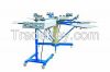 Manual carousel screen printing machine