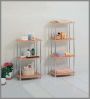 CHROME WOOD TOP 3-TIER...