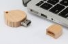 Fish shaped wooden usb flash memory