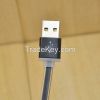 Factory price flat shape attractive 100cm micro USB cables