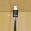 Factory price flat shape attractive 100cm micro USB cables