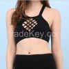 Womens Seamless Camisole Sports Bra With Removable Pads