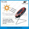 Rechargeable solar reading light LiFePO4 battery 9 hours working time with 2 brightness