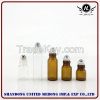 Wholesale 1ml,2ml,3ml amber roll on tube glass bottle with cap and roller