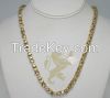 2.50CT 14K YELLOW GOLD "ROUND DIAMOND FANCY CHAIN