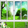 Professional design cheap luminum framed sliding window
