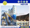 HZS60 concrete batching plant with belt conveyor