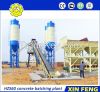 HZS60 concrete batching plant with belt conveyor