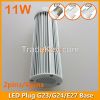 11W LED Plug Lamp G23/G24/E27 Round Shape