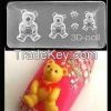 3D nail art mould / 3D nail acrylic art mould