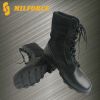 Cow leather canvas military jungle boots outdoor boots for army