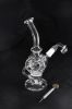 Clean Glass Ecipse Rig Honeycomb Hookah- 23cm