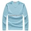 2016 hot sale spring v neck slim fit man's sweater