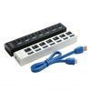 usb 3.0 hub with 7 ports and led light and switch Inquire now