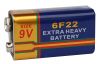 Extra Long Life super heavy duty battery 6F22 9V / Carbon Zinc battery