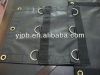 black pvc d-ring tarpaulin sheet