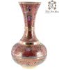 Brass Colorful Flower Vase Home Decor Metal Vases