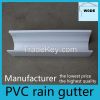 pvc roof water gutter, plastic rain pipe