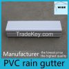 pvc roof water gutter, plastic rain pipe