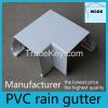 pvc roof water gutter, plastic rain pipe