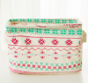 Wholesale Stock 2016 New Arrivals Cotton Handle Storage Basket