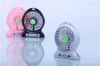 plastic air battery power portable cooling travel handheld usb small mini rechargeable fan