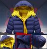 mens outdoor cotton padded warm leisure jacket/coat with hood