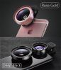 Rainbow Phone Camera Lens, 0.8X Wide Angle Lens + 15X Macro Lens, 2 IN 1 Clip-On Professional HD Cell Phone Lens for iPhone 7 / 7 PLUS / 6, Samsung and More