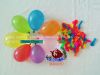 Latex Water Balloon, 3 inch, standard color, 0.22g/pc, 100pcs/bag, 500pcs/bag