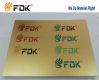 pvc golden sheet for Inkjet printer