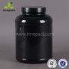 5L pet clear black food grade plastic jar with screw cap