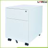 Powder coating 2 drawer mobile pedestal file cabinet