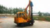 Auger drill unit for pile driver used in civil construction