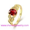 Gold Plated Costume Fashion Zircon Jewelry Rings