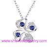 Silver Plated Costume Fashion Zircon Jewelry Necklaces