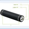 round tube power bank 2600mah