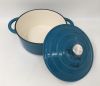 cast iron enamel cookware set