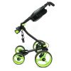 Axglo Flip N' Go 4 Wheel Golf Push Cart Black Red  