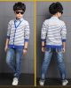 YQ005  BOYS' LONG SLEEVE CIRCULAR COLLAR T-SHIRT