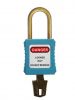 Histay electrical safety padlock lockout locks with brass shackle and nylon body master keyed