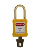 Histay electrical safety padlock lockout locks with brass shackle and nylon body master keyed