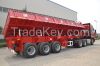 3 axles side rolling dumping truck semi trailer