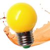 CE ROHS e27 christmas 1w plastic colorful led bulb g45