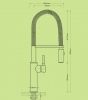kitchen faucet commercial pull-out sprayer