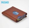 high quality genuine leather custom card holder