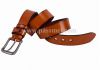 Hot Sale Pure Leather Men Belts , Men's Full Grain Leather Brown Belt