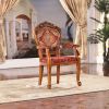 Solid rubber wood dining room chairs banquet chair