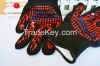 Silicone high temperature safety mitts heat resistant bbq gloves