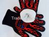 Silicone high temperature safety mitts heat resistant bbq gloves